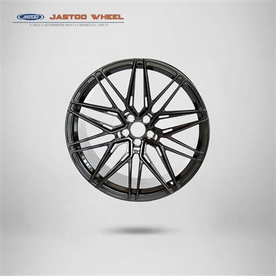 Kované hliníkové lesklé černé 22x10 palcové automobilové koly